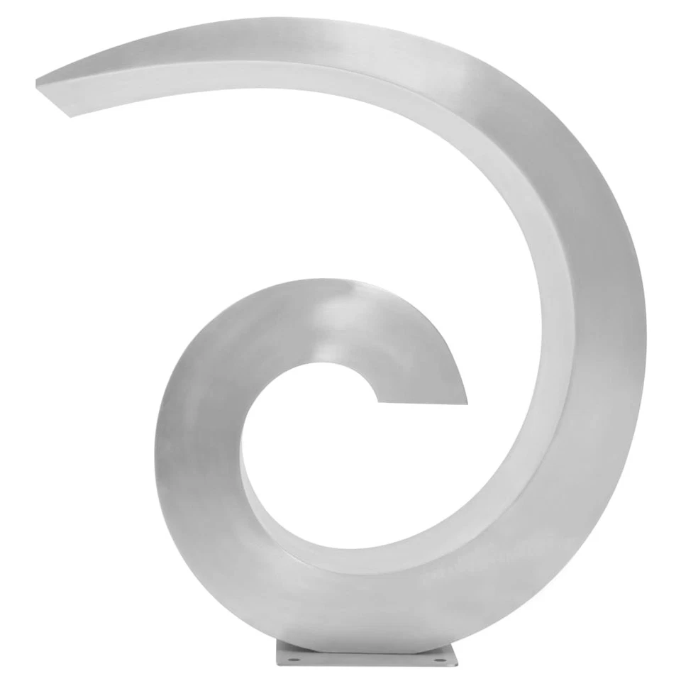 Fuente Piscina Acero Inoxidable Plata 50x30x53 cm Exterior Fuente Agua DurableXL Foto 3 de 4