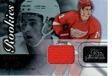 2015-16 FLAIR SHOWCASE ROOKIE JERSEY DYLAN LARKIN RC DETROIT RED WINGS