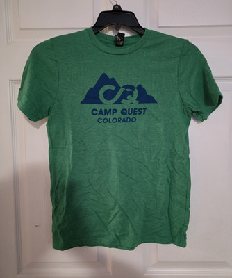 District Youth L Unisex Green Crewneck Short Sleeve Cotton Poly Graphic Tee 6pcs