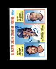 Don Sutton Signed 1984 Topps Active Leaders Milwaukee Autograph