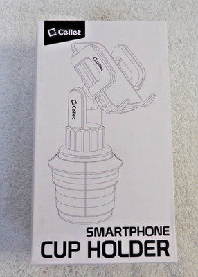 Cellet Car Cup Holder Phone Mount Compatible with iPhone, Galaxy, Pixel & more