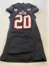 Game Worn Used Jersey Northern Illinois Huskies NIU Football adidas Large #20
