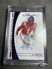 2023 Panini Flawless Collegiate Campus Legends Signatures A.J. Brown 4/15