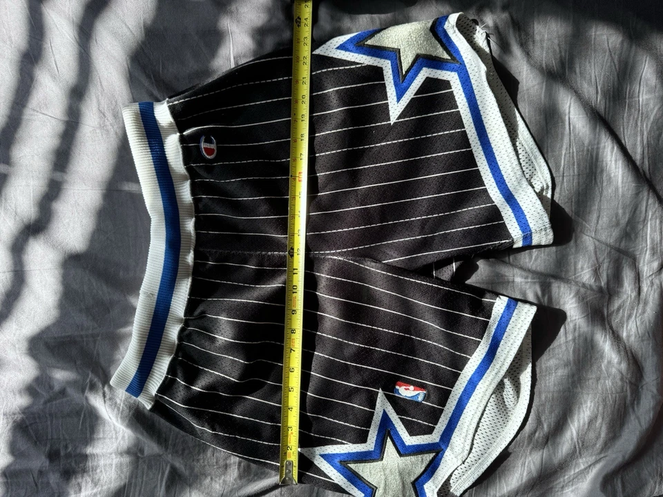 Pantalones Cortos de Juego NBA Vintage Campeón Orlando Magic Team Emitidos Talla 38 | Raro Años 90 Foto 3 de 4