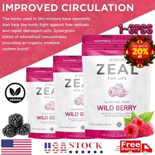 Zurvita Zeal for Life – 30-Day Wellness Bag (Wild Berry Flavor) – 1/2/3Pcs*420g