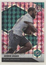 2021 Panini Mosaic Rookies Pink Camo Mosaic Prizm Gerrid Doaks #373 07rd