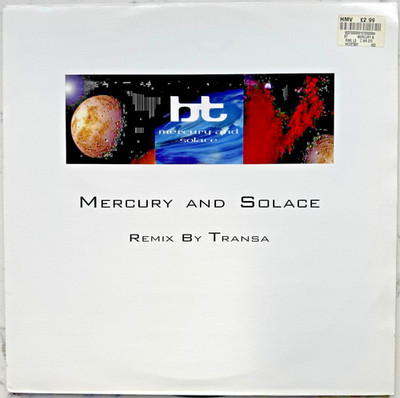 BT   Mercury And Solace (Transa Remix) 12'' Trance Classic VG+