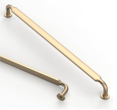 Asidrama 10pk 10in Brushed Brass Cabinet Handles Drawer Pulls Hardware