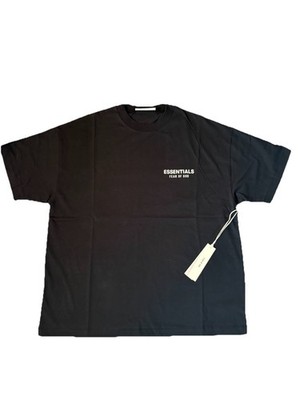 Fear of God Essentials T-Shirt Black Men s Medium Oversized Short Sleeve Tee NWT