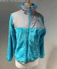 Kid's The North Face Blue Fleece w/nylon Jacket Size XL/18