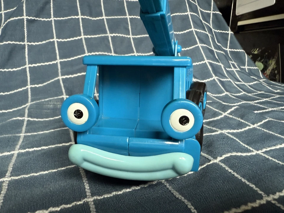 Large Bob The Builder Lofty the Crane Friction Powered Toy 8.5” - Image 2 of 4