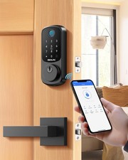 Fingerprint Smart Lock with Keyless Entry, App Control, Deadbolt  Auto Lock