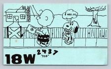 Ham Radio QSL/QSO New Orleans, LA, USA Peanuts Art SSB 18W