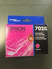 Genuine EPSON 702XL High Capacity Magenta Ink Cartridge (T702XL320-S) Exp 7/24