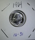1964 10C Roosevelt Dime SILVER Uncirculated (16-31)