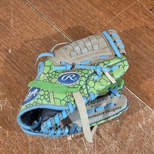 Rawlings Players Series Tee Ball Glove RHT Green  Blue  PL9G-DINO 9 inch