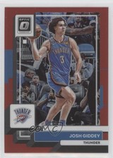 2022-23 Panini Donruss Optic Red Prizm 74/99 Josh Giddey #43 0z6a