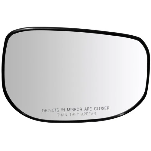 Chrome Mirror Glass Passenger Side W/Plate For 09-14 Honda 76203-TK6-305