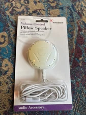 Vintage Radio Shack 33-209 Pillow Speaker White – w/ Volume Control READ