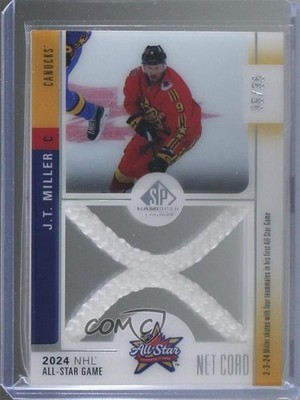 2024-25 Upper Deck SP Game Used All-Star Net Cord Relics 6/35 JT Miller 1bi3