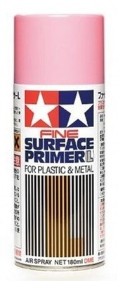 Tamiya - Fine Surface Primer L für Kunststoff & Metall (Rosa) 180ml, 87146