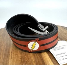 Flash Buckle-Down DC Comics Belt By Bioworld - Prototype Rare!