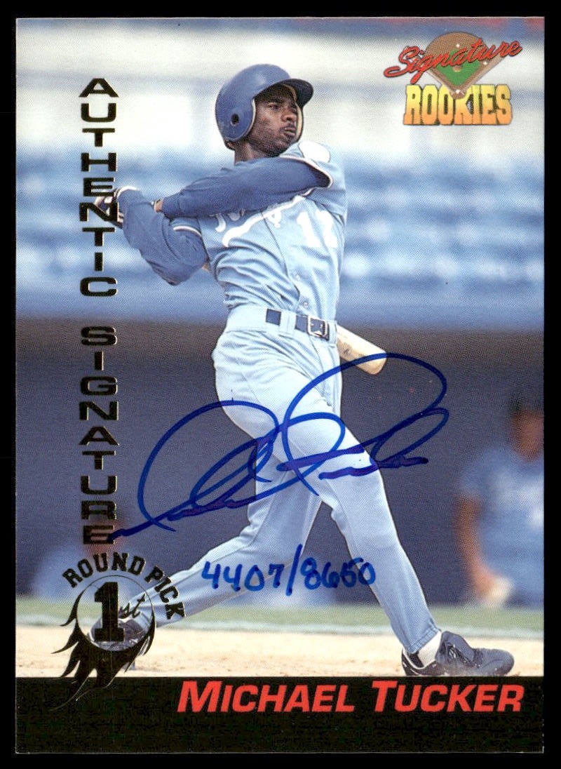 Michael Tucker 1994 Signature Rookies Authentic Auto #41 #/8650 - Memphis Chicks
