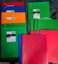 Lot Of 16 2 Pocket Folders Mead Five Star /Pen  Gear for Office School See Pics