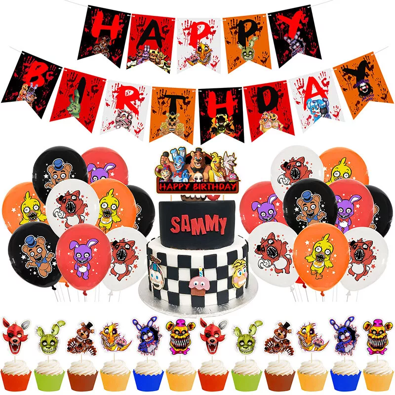 Birthday Party Supplies For Five Nights at Freddy's Includes