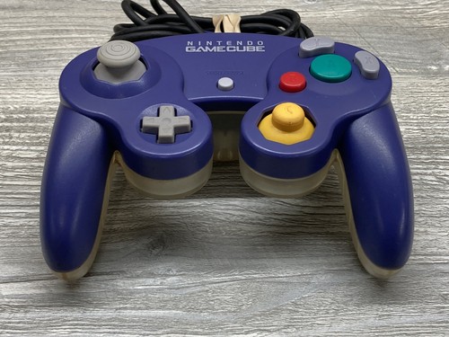 OEM Nintendo GameCube Controller Indigo Purple & Clear Back - Tested Working! - Picture 3 of 5