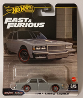 Hot Wheels Premium Fast & Furious 1987 Chevy Caprice 3/5 Real Riders HRT98