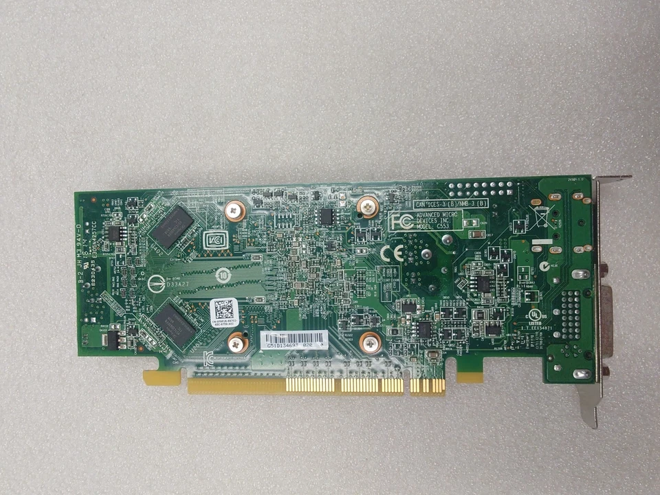 AMD Radeon R5 240 1GB 0F9P1R DVI-I DisplayPort Low Profile - Image 2 of 4