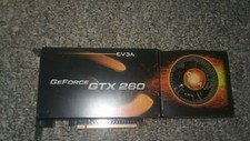 EVGA NVIDIA GeForce GTX 260 896P31267AR 896MB GDDR3 SDRAM PCI Express x16...
