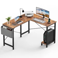 HOMEFLA L-Shaped Computer Corner Desk, Gaming Table 50 inch for Home Dorm Space