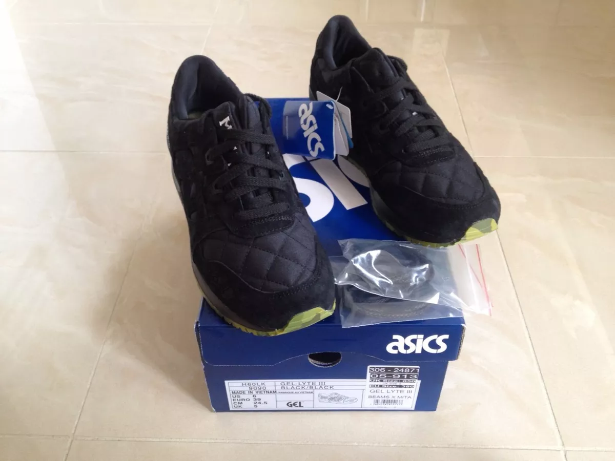BEAMS X MITA SNEAKERS X ASICS TIGER GEL LYTE 3 III SOUVENIR JACKET NEW SIZE UK 5