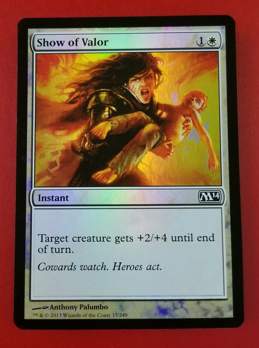 1x Show of Valor | FOIL | M14 Magic 2014 | MTG Magic Cards | eBay