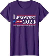 Lebowski 2024 Election Vote Funny Political Name Ladies' Crewneck T-Shirt