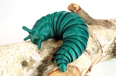 Gelenkschnecke - 3D Druck - Fidget Slug - Schnecke Flexi