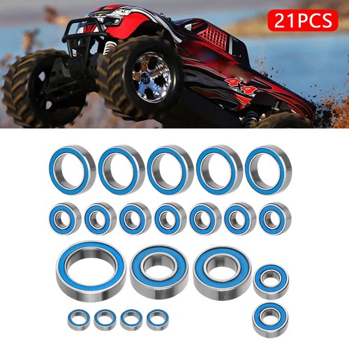 21Pcs For 1/10 Traxxas Slash/Stampede 4WD 4X4 VXL Bearing Kit RC Car Upgrade  - Picture 1 of 10