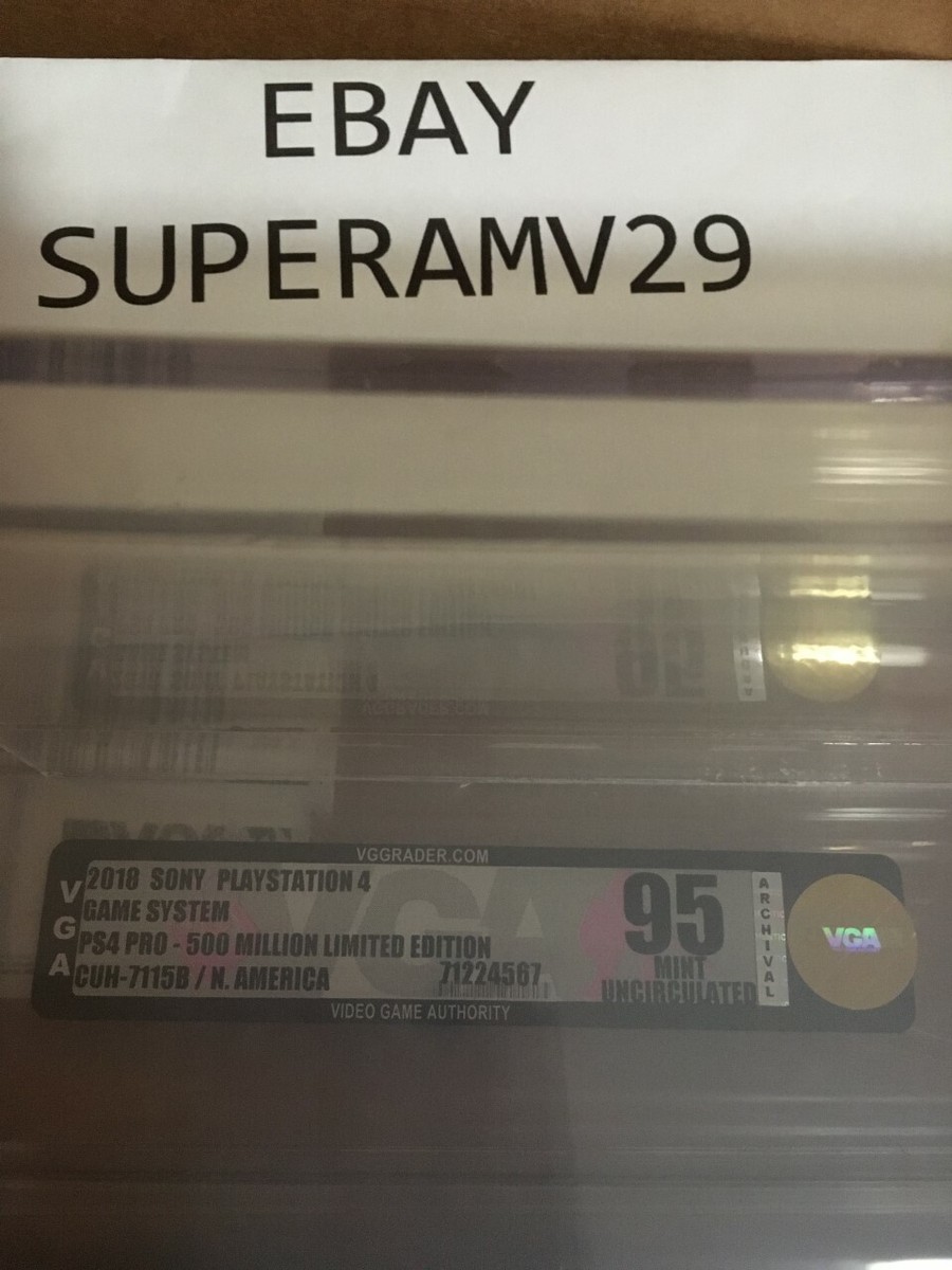 PS4 Pro 2TB 500 Million NTSC- USA RELEASE VGA 95