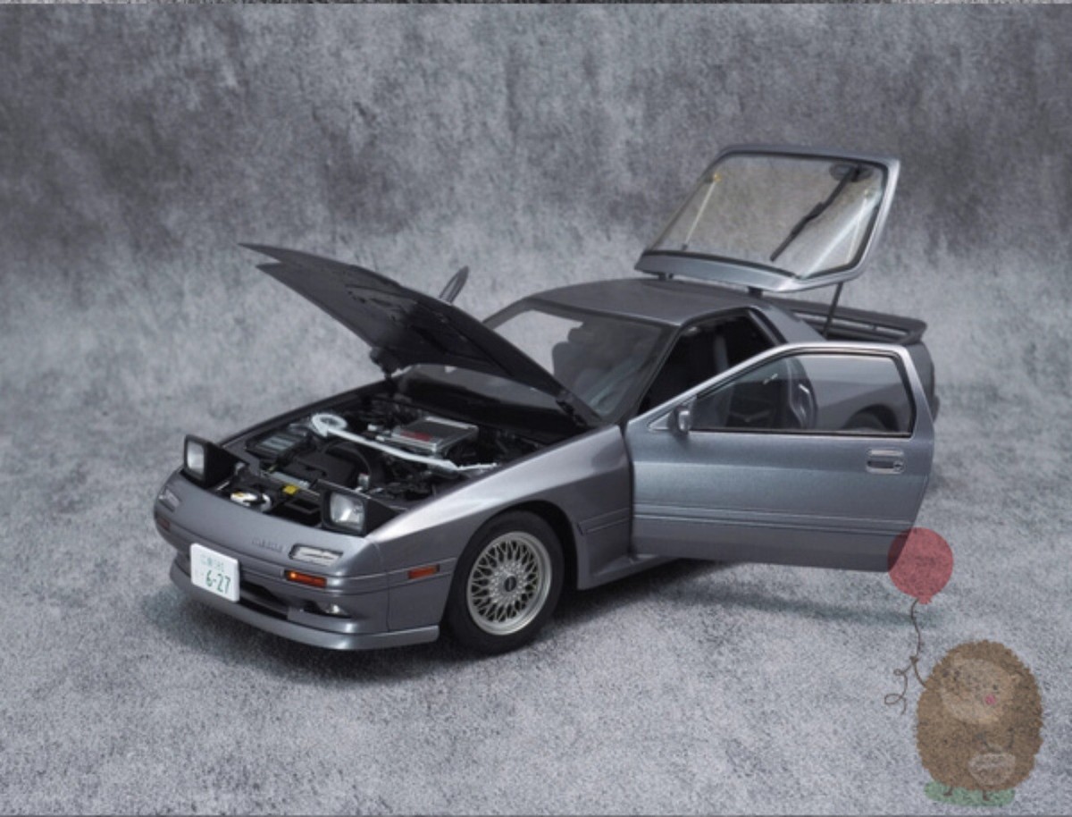 RX7 FC 1:18 WHELART 新品 1/18 1/18 Mazda Savanna RX-7 RX 7 FC3S Whelart Gray Diecast Model