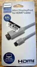 Philips 6' Mini DisplayPort to HDMI Cable - White SE1