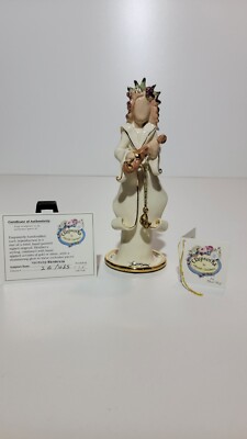 Blue Sky Clayworks Heather Goldminc 9/11/2001 Angel ''Harmony'' Candle Holder 8.5 