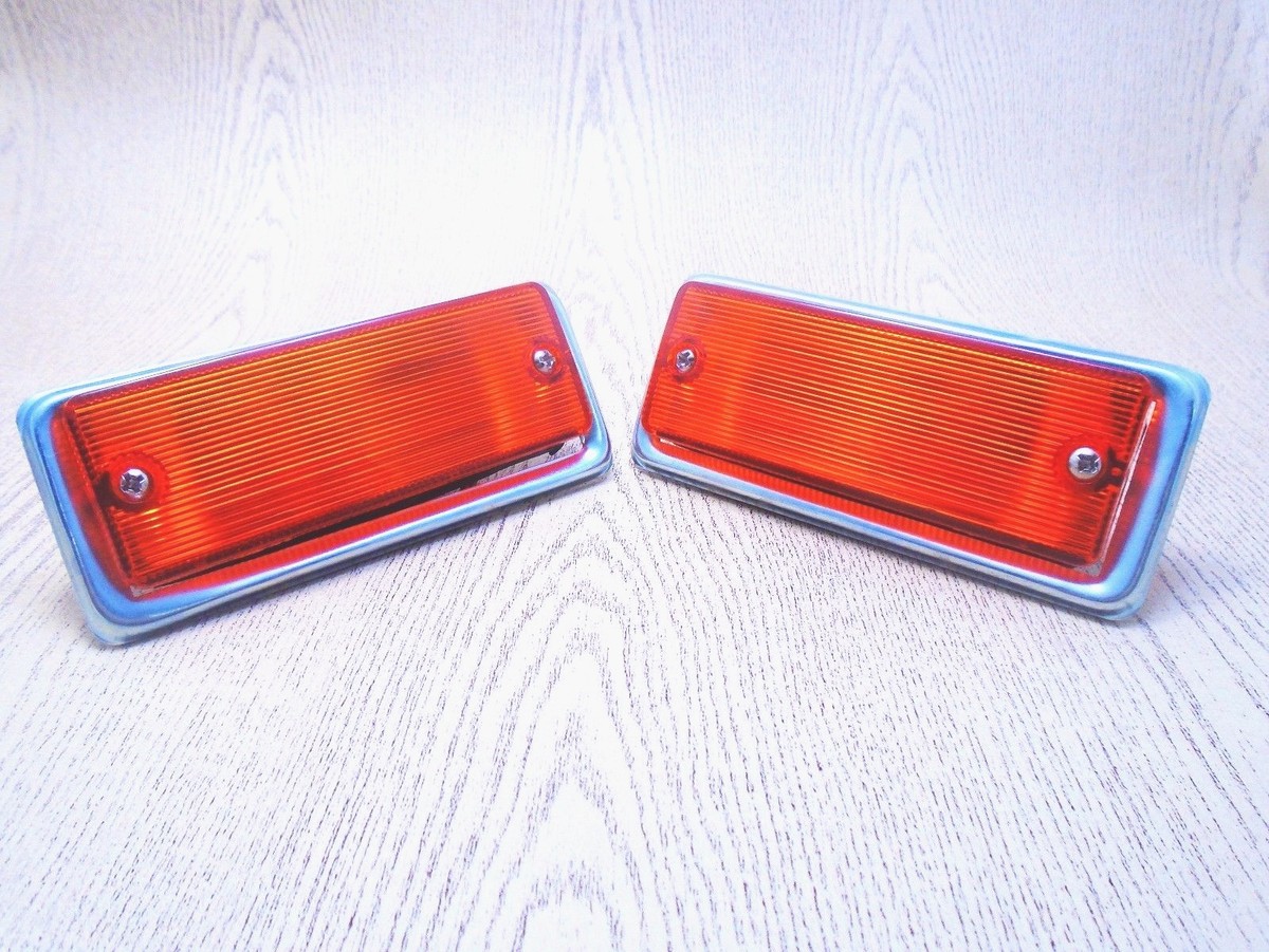 For Datsun 620 Pickup 1972-79 Pair Side Marker Light Lamp Turn