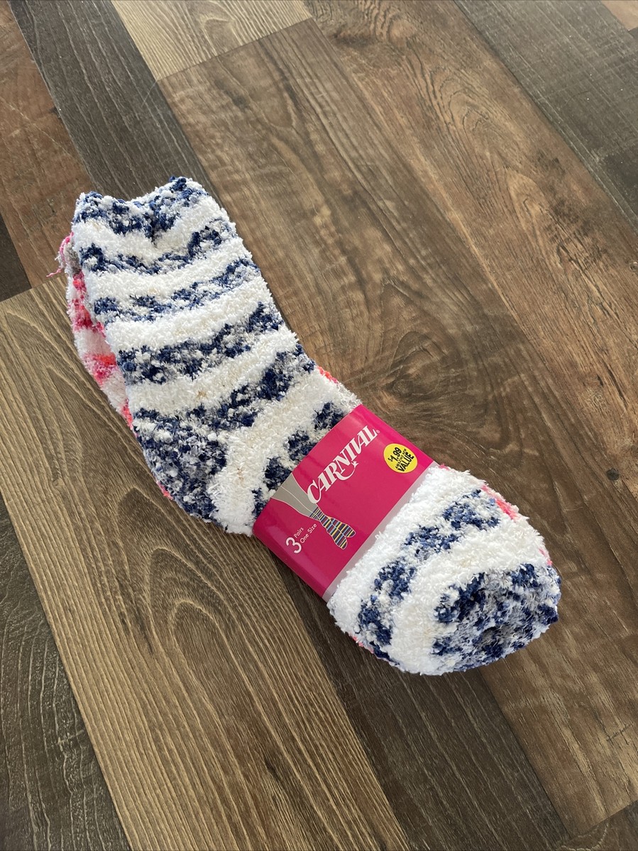 Lot 3 pairs Super Soft Slipper Fuzzy Socks One Size | eBay
