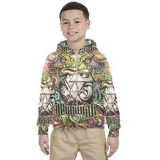 New Kids Hoodie Artistic Pattern Abstract Art Design 7434104788770