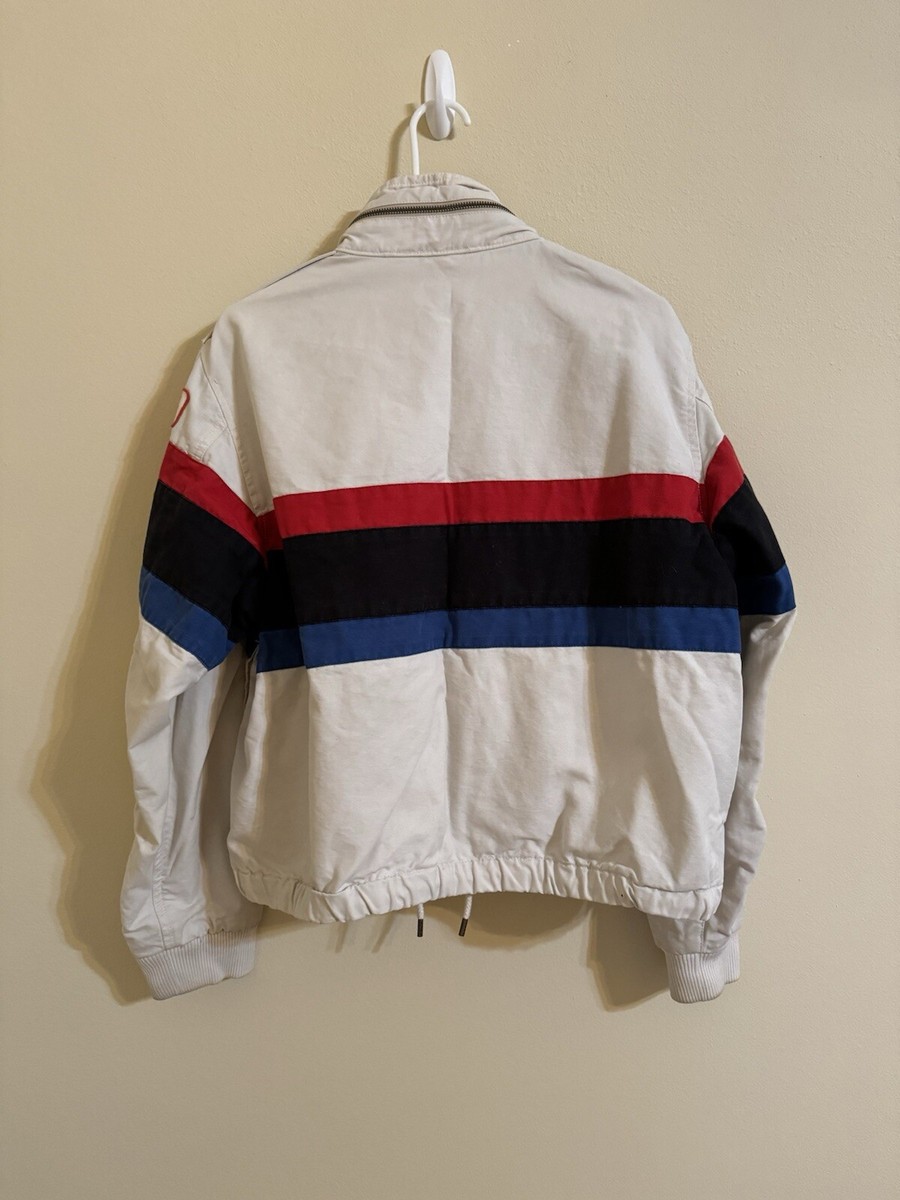 RL SPORT アイボリー ジャケット Polo Ralph Lauren Racing Jacket Motorsports USRL Sport Full