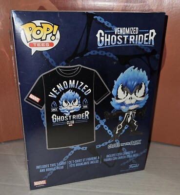 Marvel Funko POP! & T-Shirt! Venomized Ghost Rider Blue (Walmart