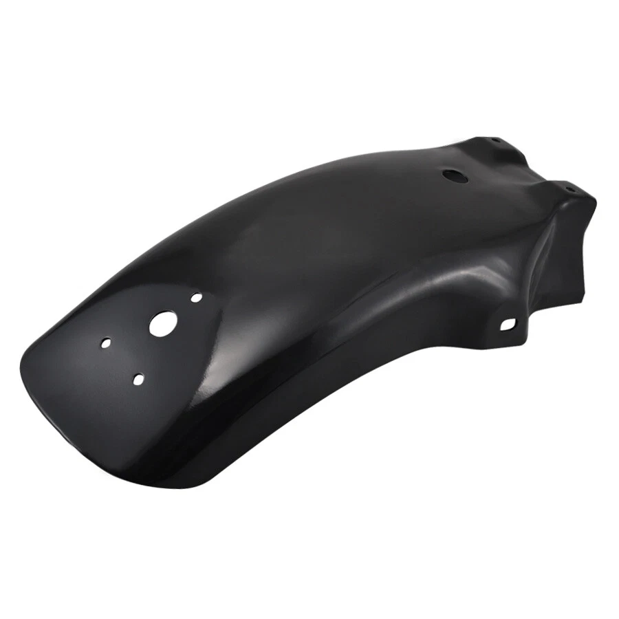 Guardabarros trasero universal negro sólido para Yamaha V-Star 650 1300 1100 Foto 4 de 4