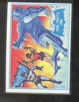 1966 TOPPS BLUE BATMAN PUZZLE BACK #26B JACK FROST'S JINX EX E020143